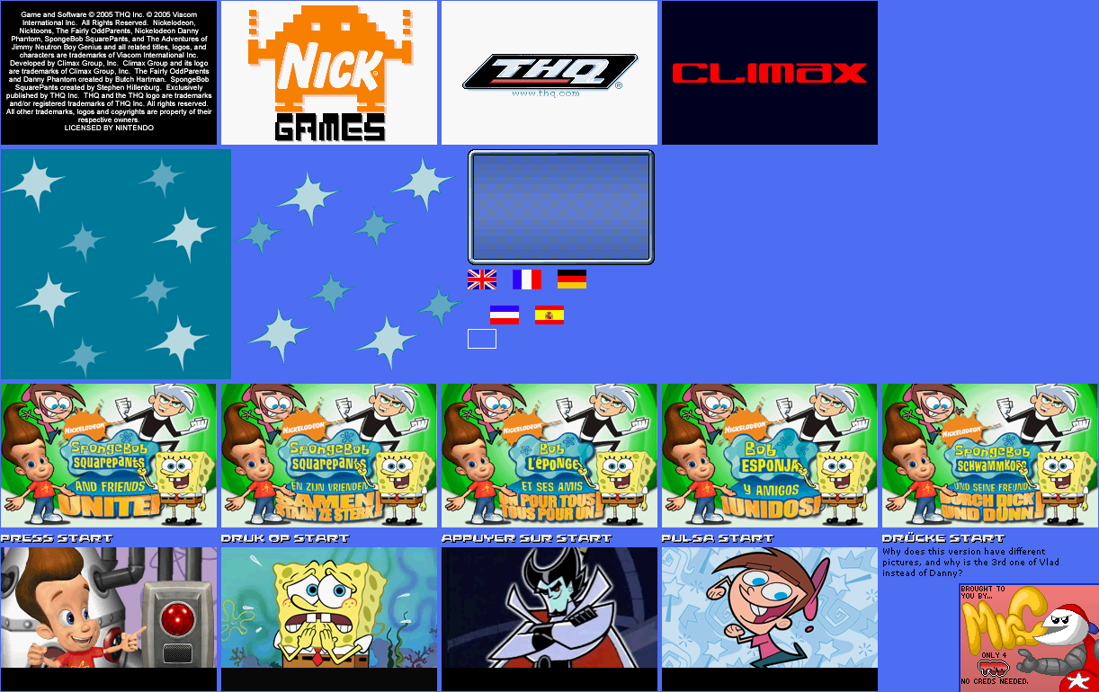 Nicktoons Unite - Title Screen and Logos (Europe)