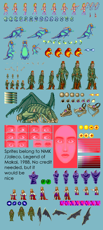 Legend of Makai - Bosses