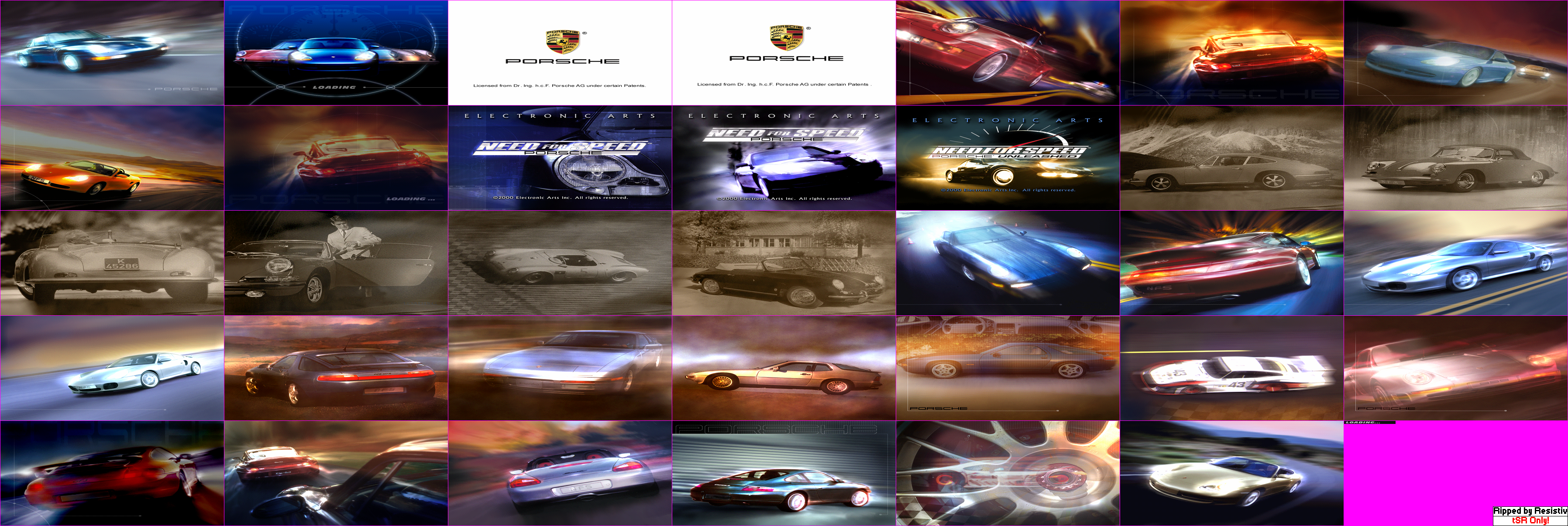 Need for Speed: Porsche Unleashed - Loading Screens