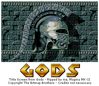 Gods - Title Screen