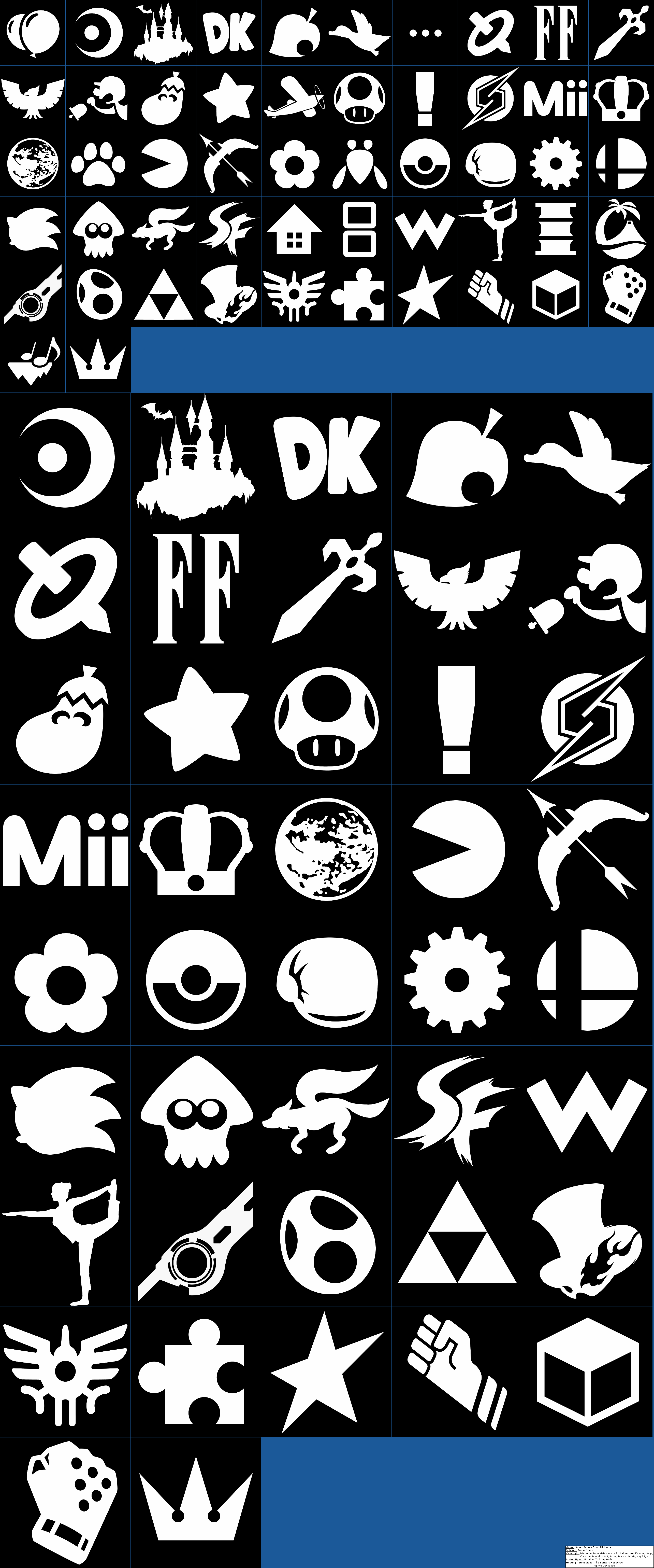 Super Smash Bros. Ultimate - Series Icons