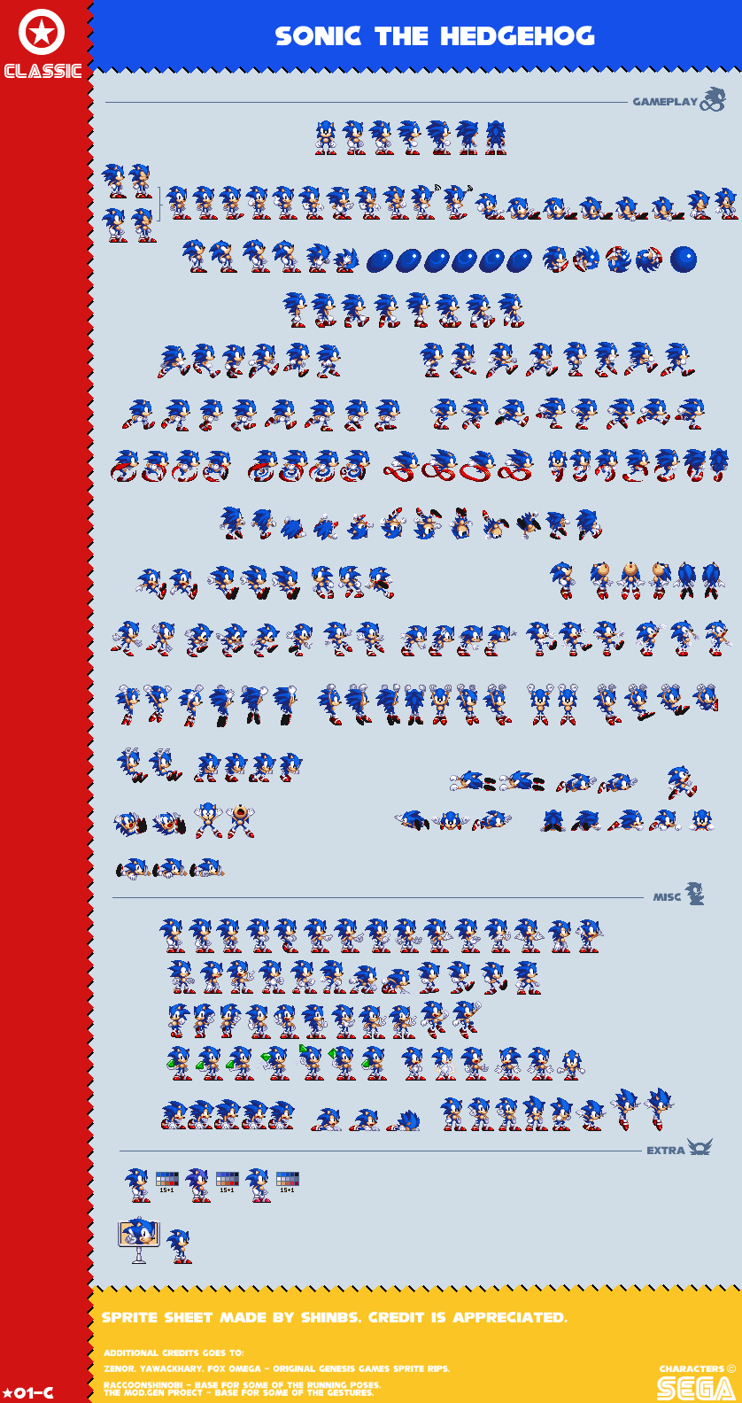 sonic 1 custom sprites