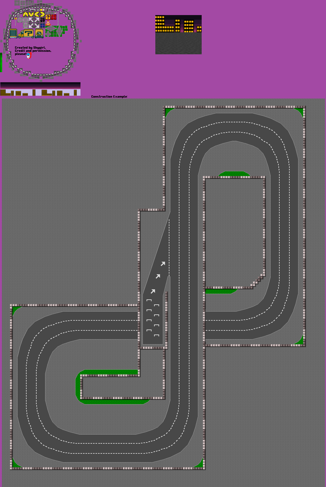 Toad's Turnpike (Super Mario Kart-Style)
