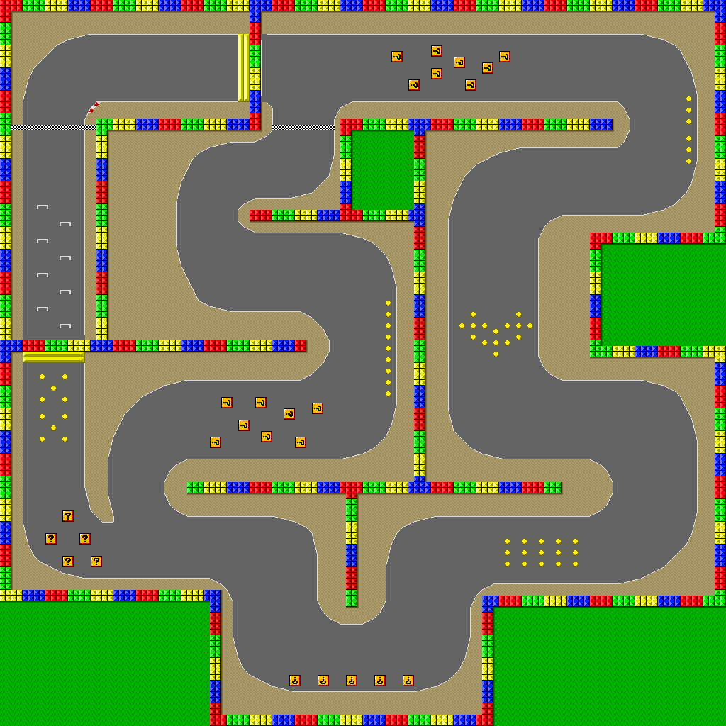 Super Mario Kart: Pro Edition (Hack) - Mario Circuit 2