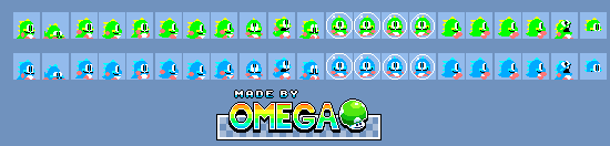 Bubble Bobble Customs - Bub & Bob (Super Mario Maker-Style)