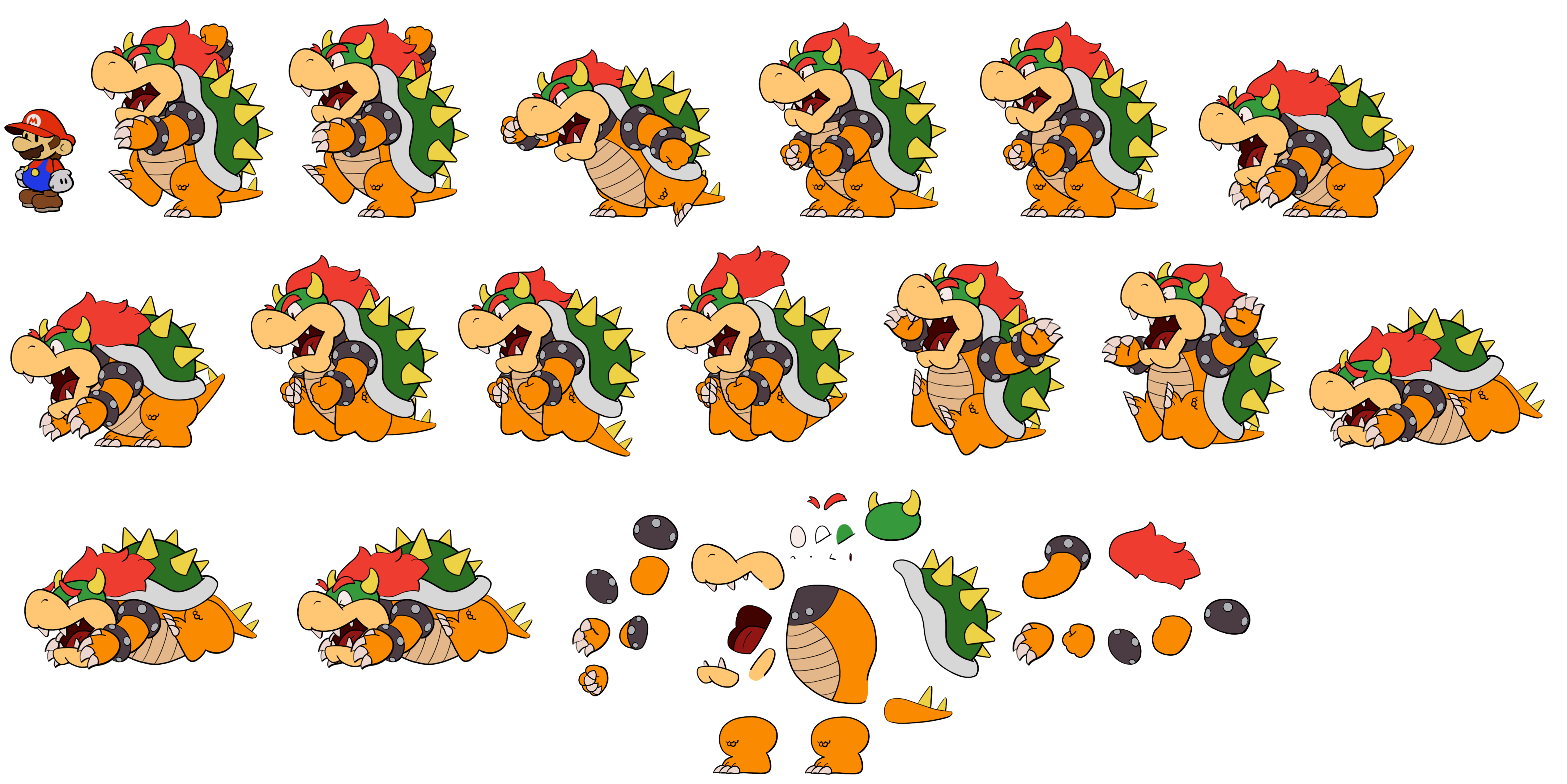 Paper Mario Customs - Bowser (Paper Mario-Style, 2 / 2)