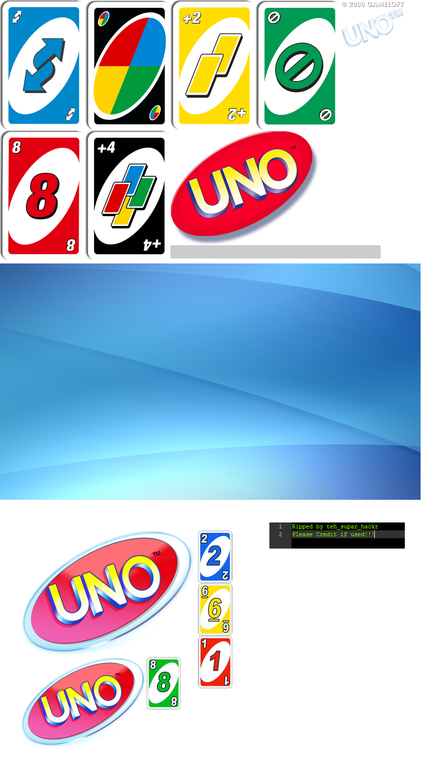 Uno - Title Elements