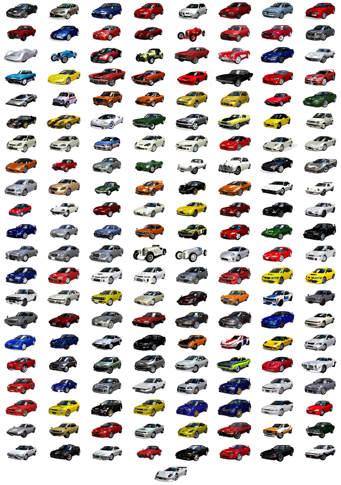 Sega GT Online - Car Icons