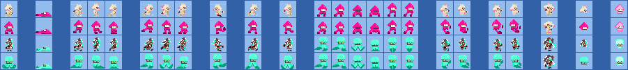 Splatoon Customs - Pearl & Marina (Super Mario Maker-Style)