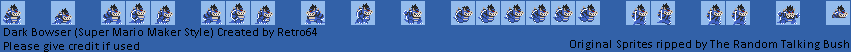 Mario & Luigi Customs - Dark Bowser (Super Mario Maker-Style)