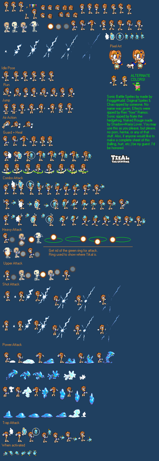 Sonic the Hedgehog Customs - Tikal (Battle-Style)