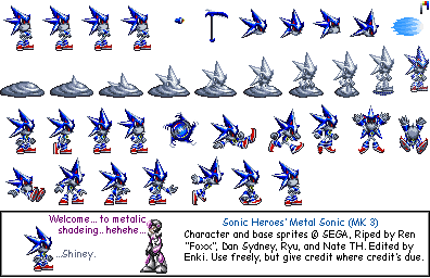 Metal Sonic Sprites - Colaboratory