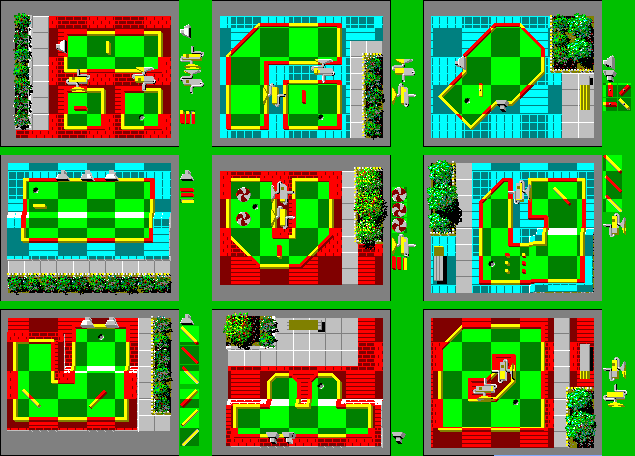 Twisted Mini Golf - Course 2: Four Winds