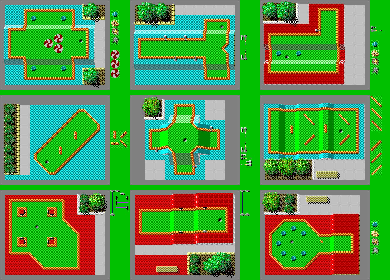 Twisted Mini Golf - Course 4: War Games