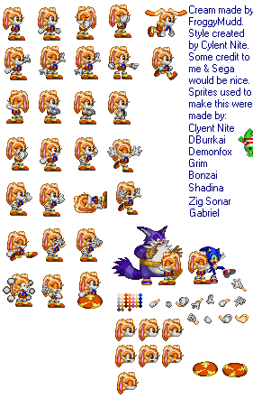 Sonic the Hedgehog Customs - Cream