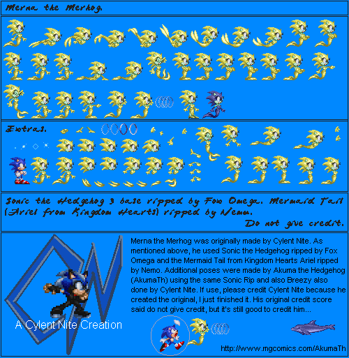 Sonic the Hedgehog Media Customs - Merna
