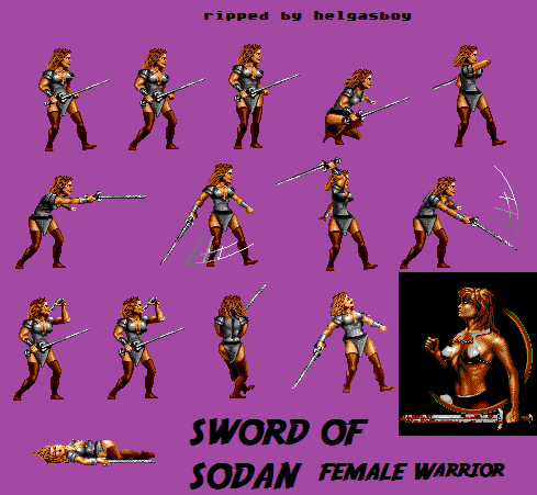 Sword of Sodan - Female Warrior