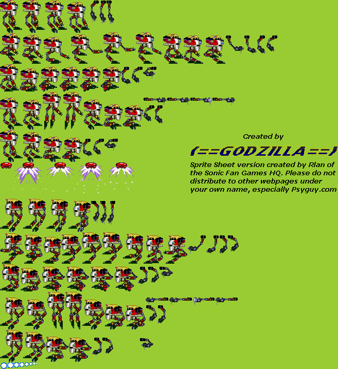 Sonic the Hedgehog Customs - Gamma (E-102γ)
