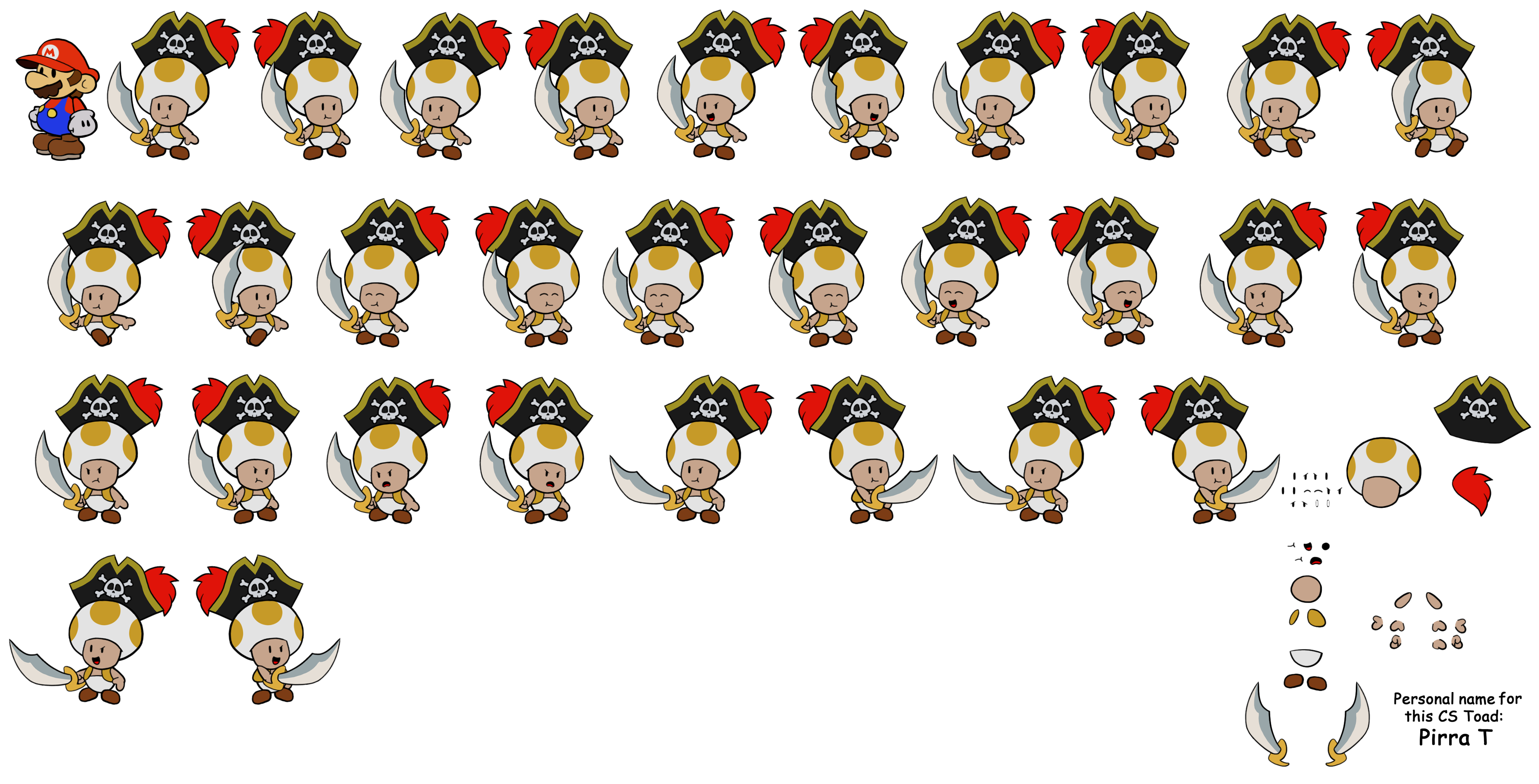 Legendary Captain (Paper Mario-Style)