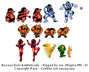 Battletoads - Bosses