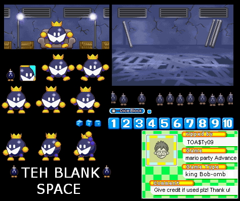 Mario Party Advance - King Bob-omb