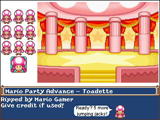 Mario Party Advance - Toadette