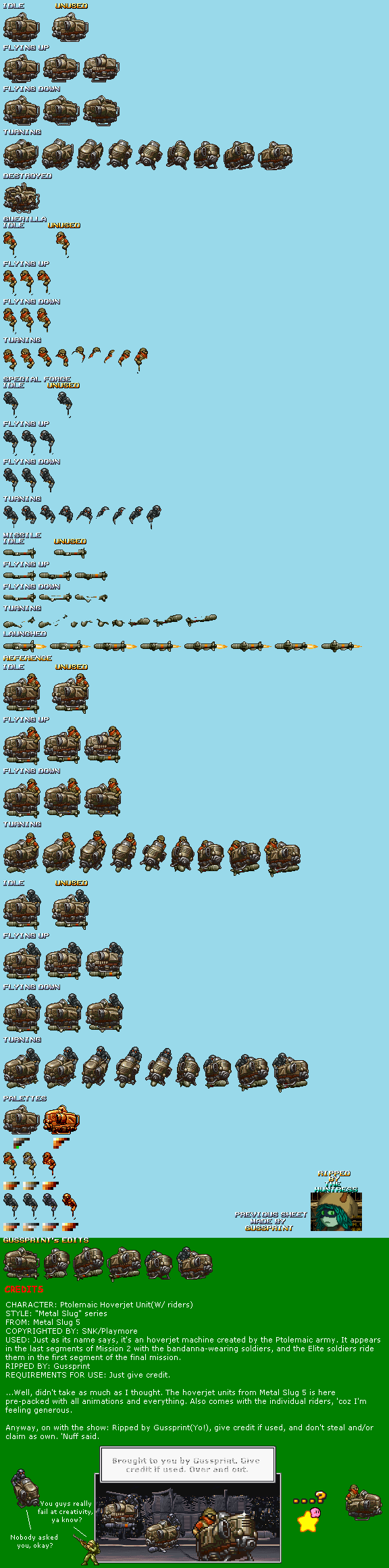 Metal Slug 5 - Hoverjet Unit