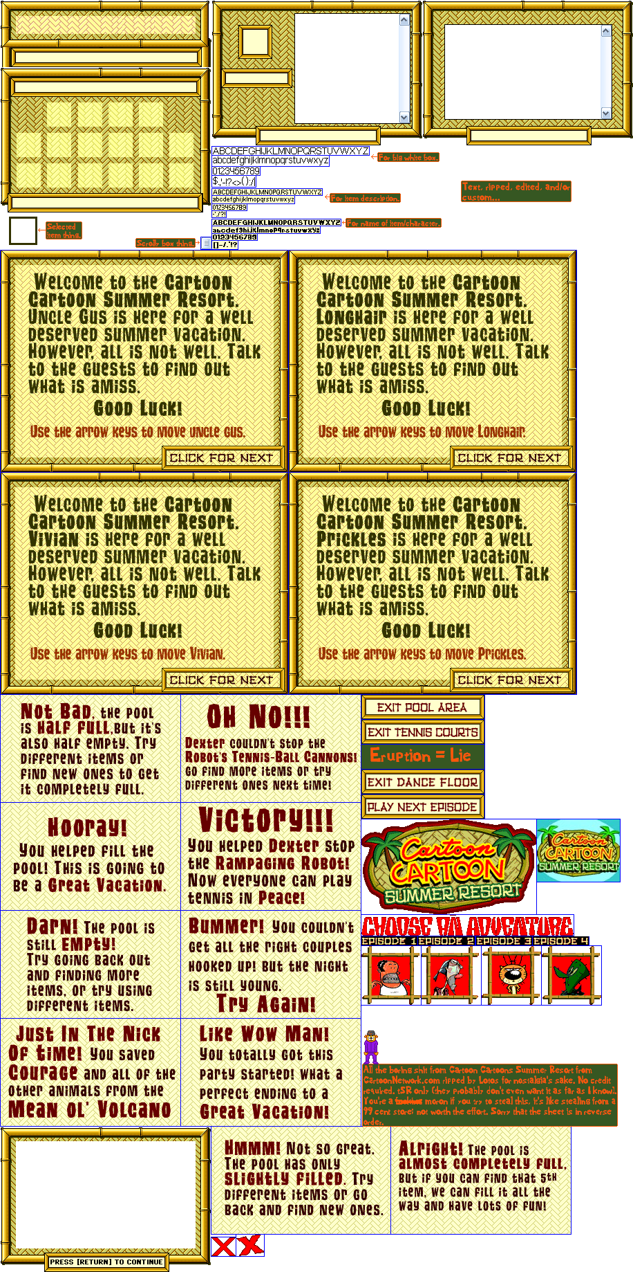 Menus