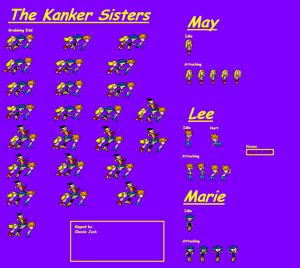 Ed, Edd 'n Eddy: Jawbreakers! - The Kanker Sisters