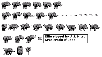 Donkey Kong Land III - Ellie