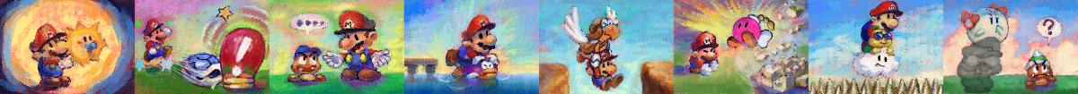 Paper Mario - Ally Portraits