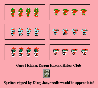 Kamen Rider Club (JPN) - Guest Riders