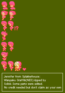 Splatterhouse: Wanpaku Graffiti (JPN) - Jeniffer