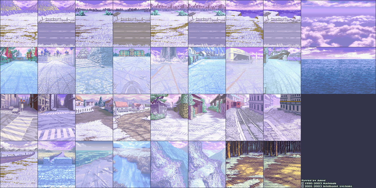 Inbattle Backgrounds (Snow)