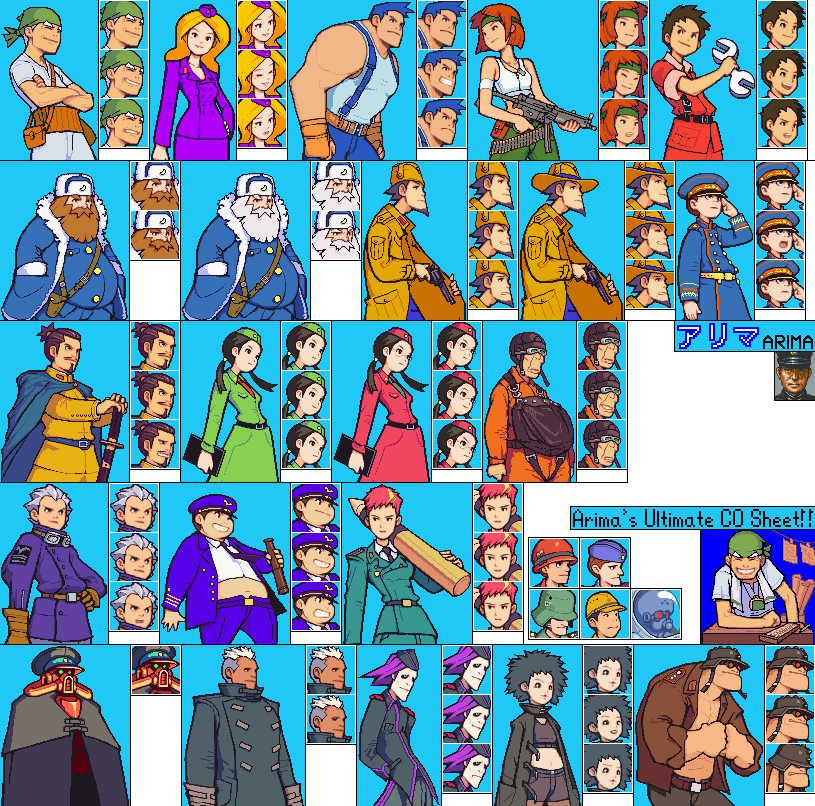 Advance Wars 2: Black Hole Rising - Character Profiles