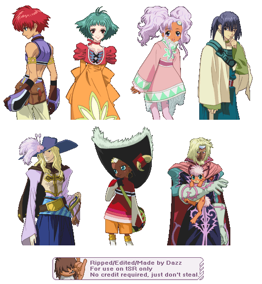 Tales of Eternia / Tales of Destiny II - Status Images