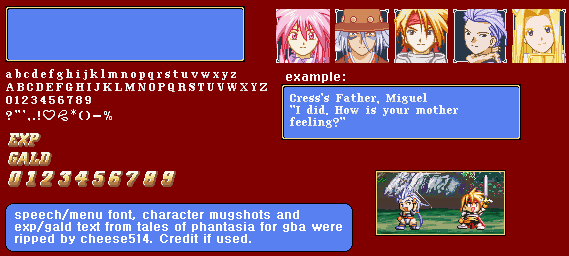 Tales of Phantasia - Mugshots