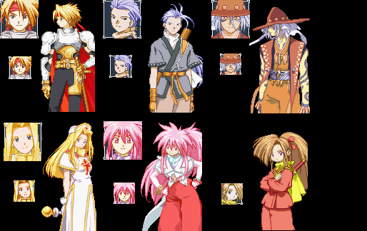 Tales of Phantasia - Portraits