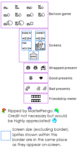 Tamagotchi Connection Version 2 - Connection Sprites