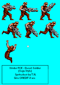 PCE - Desert Soldier (Sega-Style)