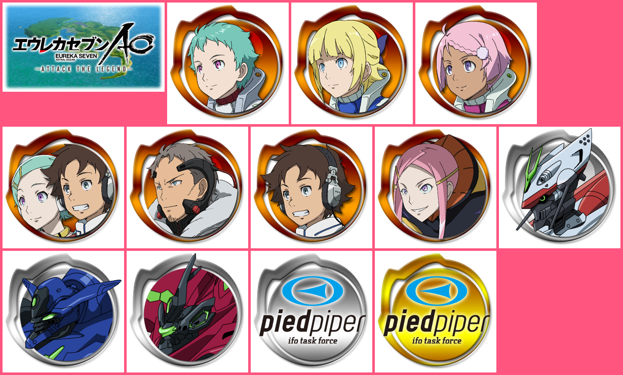 Eureka Seven AO: Attack the Legend - Trophy Icons