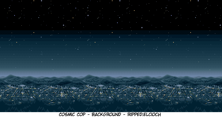 Cosmic Cop - Miscellaneous Background