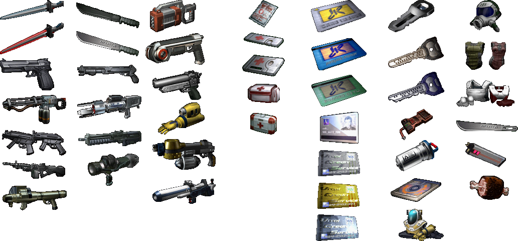 Dino Crisis 2 - Inventory