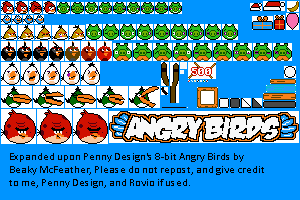 Angry Birds Customs - Retro Assets