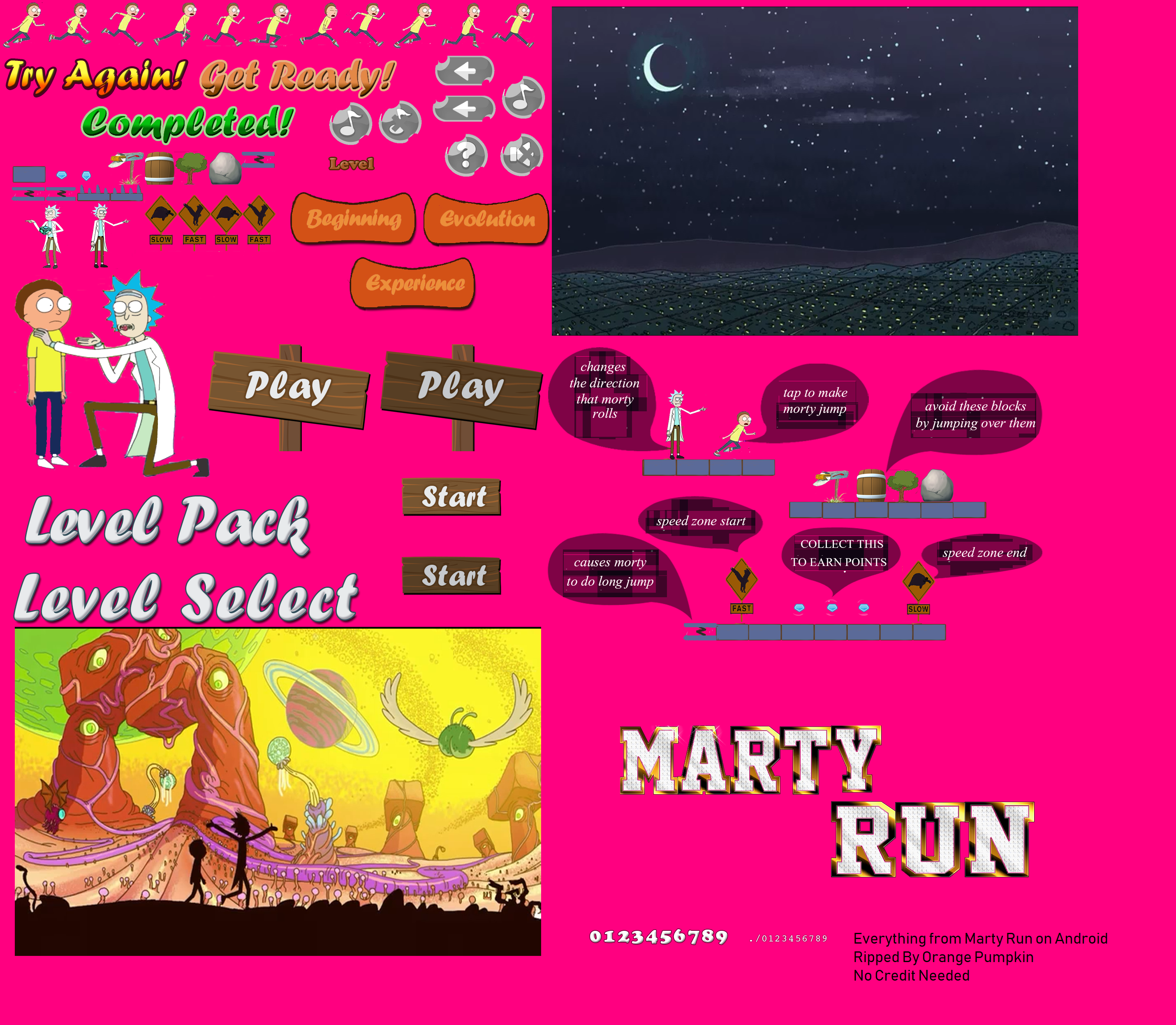 Marty Run - General Sprites