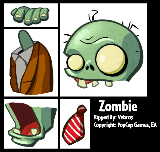 Plants Vs Zombies DS Sprites