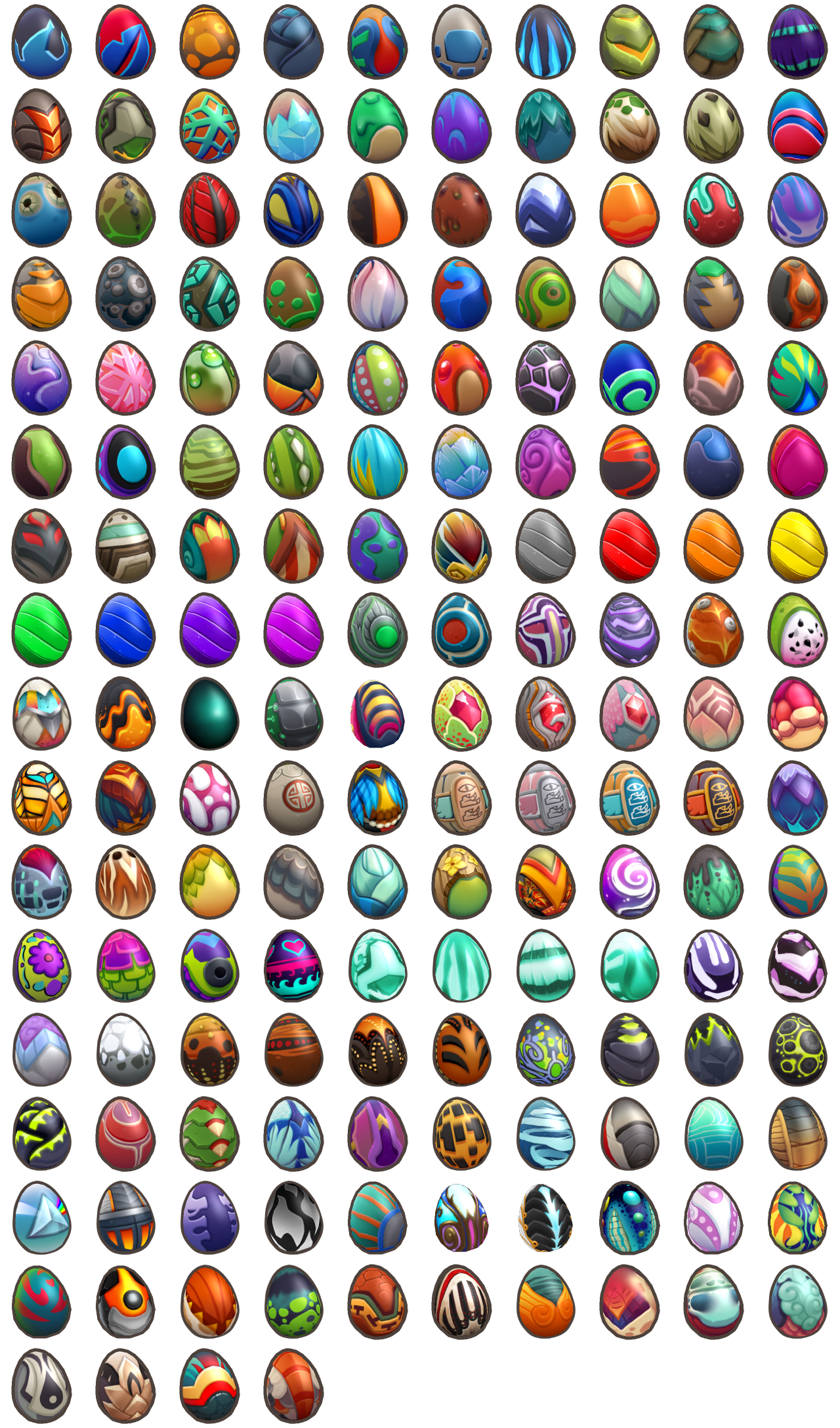 Dragonvale World - Enchanted Egg Icons