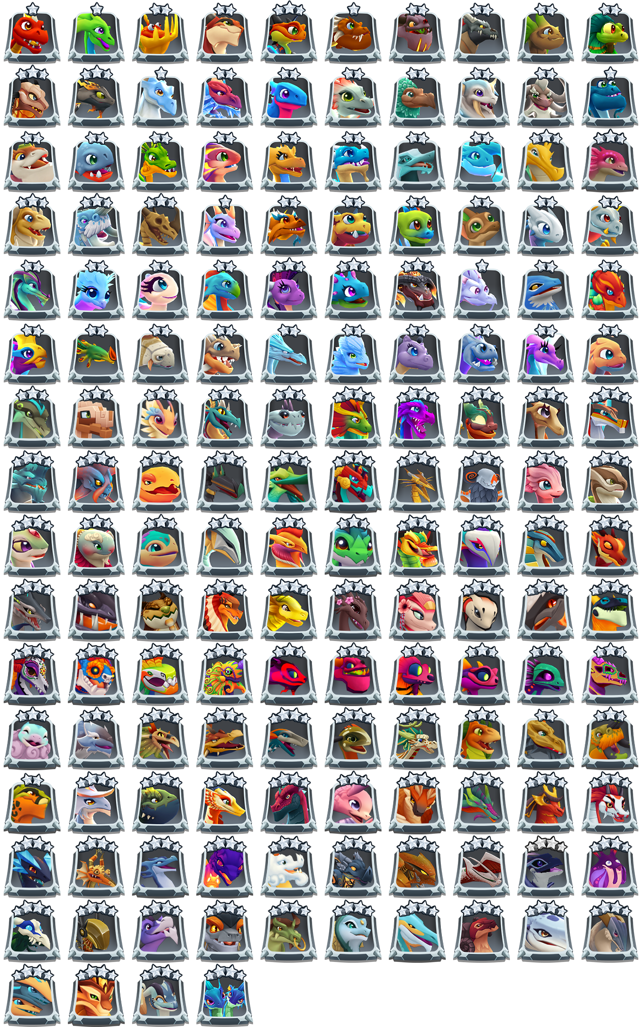 Dragonvale World - Adult Dragon Icons