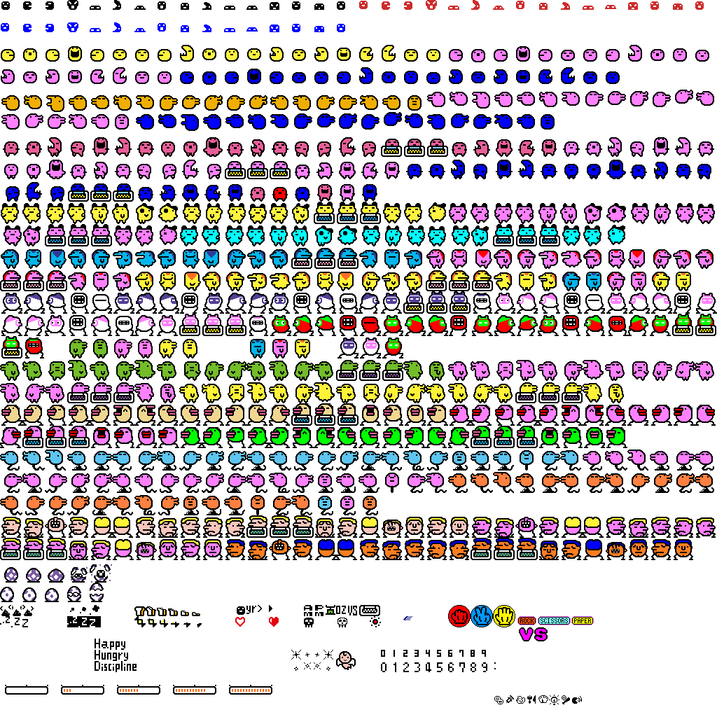 Tamagotchi Classic - Gen1 - Tamagotchis (Updated)