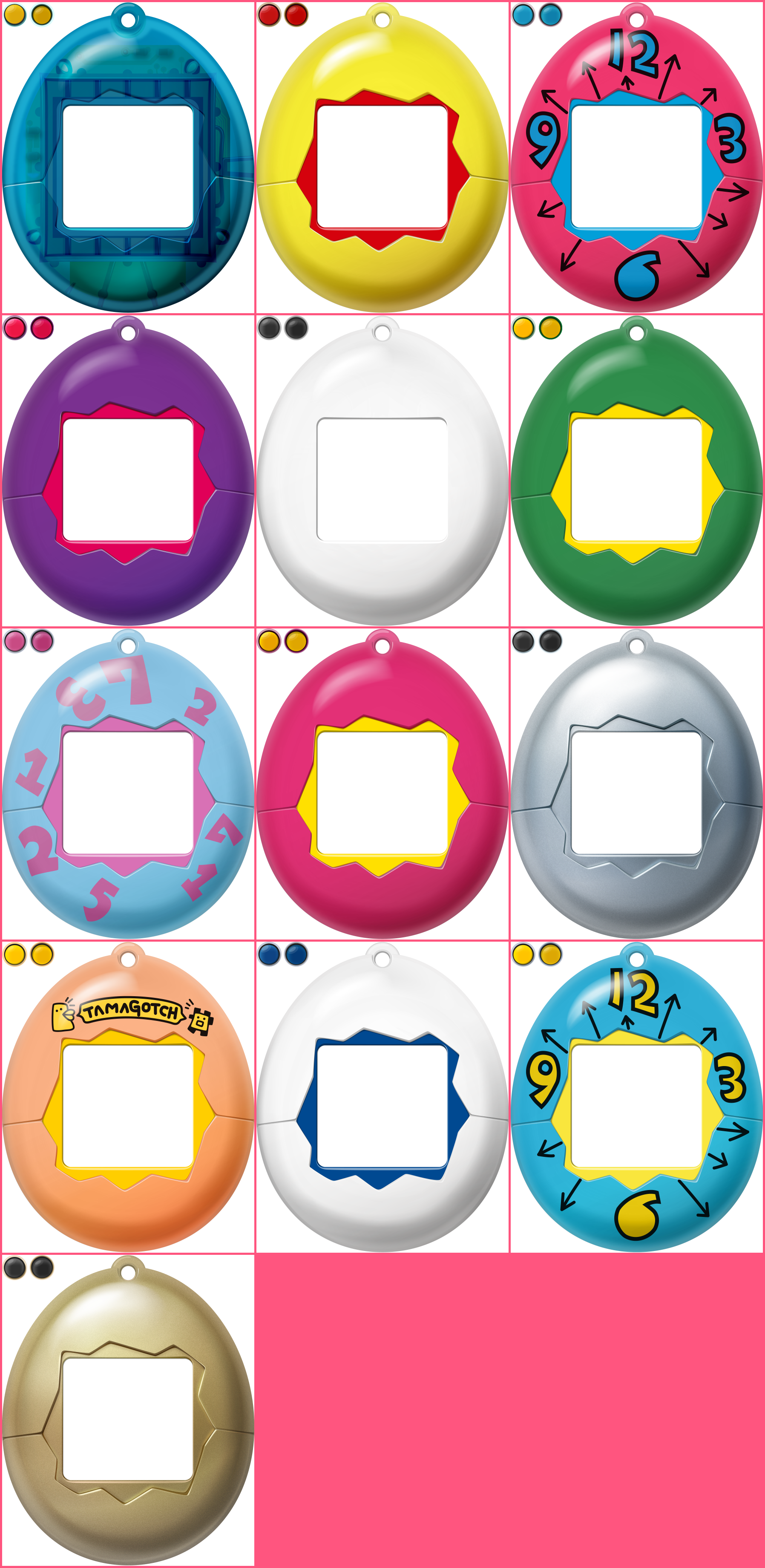 Tamagotchi Classic - Gen1 - Shells